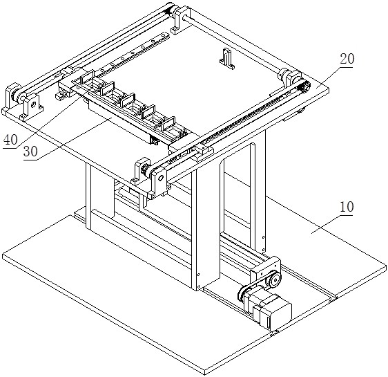 Positioning mechanism for dispensing processing of electronic component