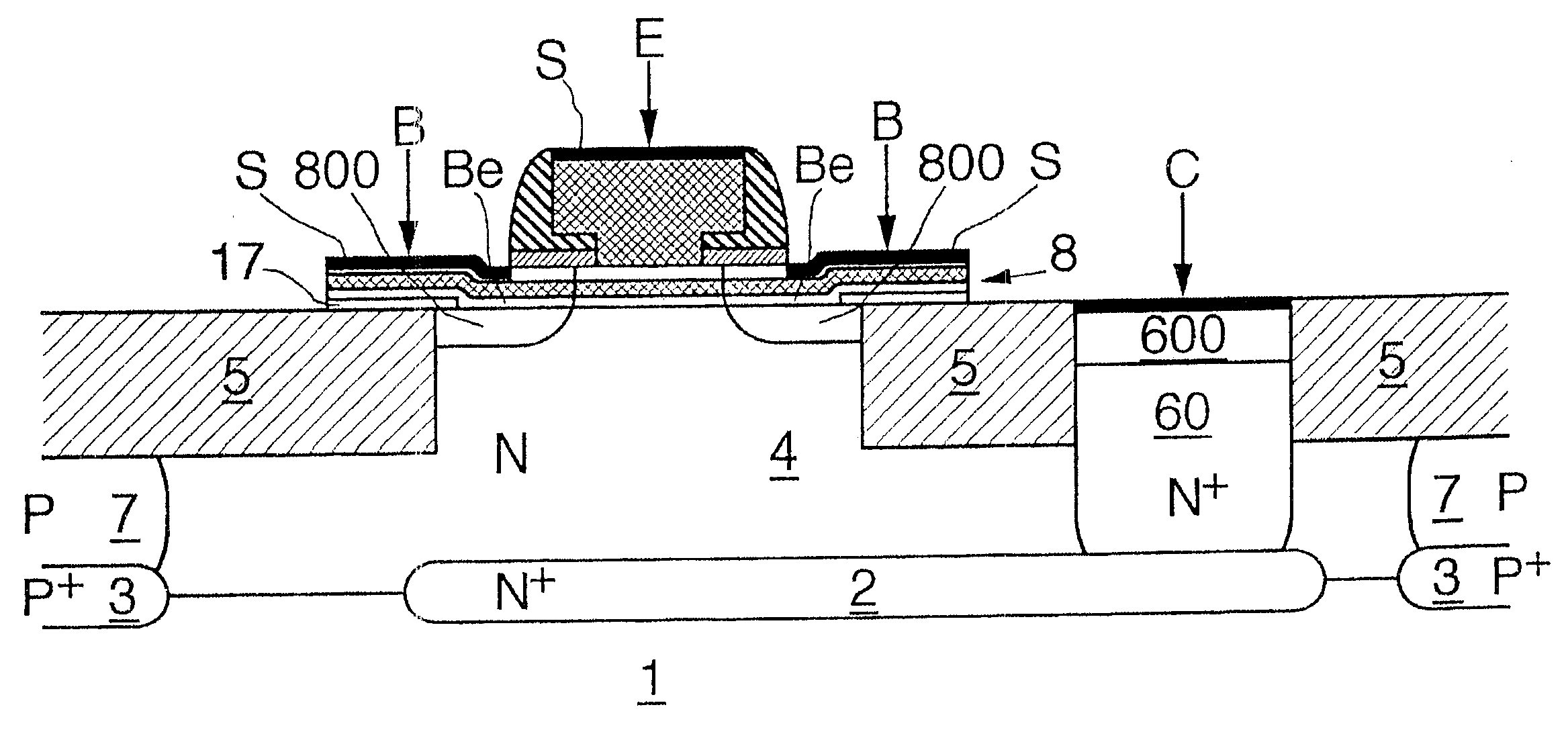 Process for fabricating a self-aligned vertical bipolar transistor