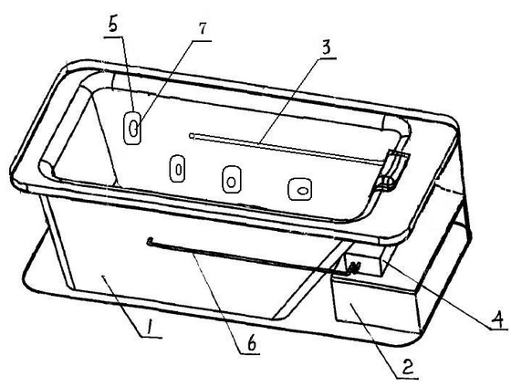 Far-infrared magnet-therapy bathtub