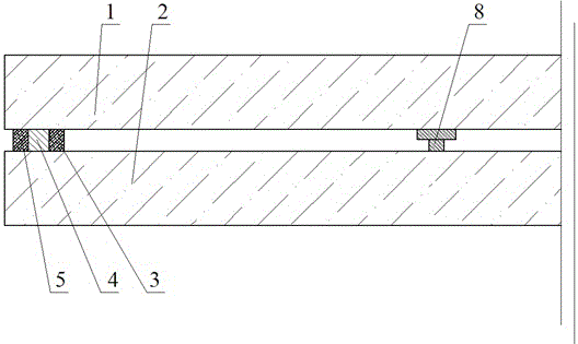 Vacuum glass with two or a plurality of paths of sealing and a preparing method thereof