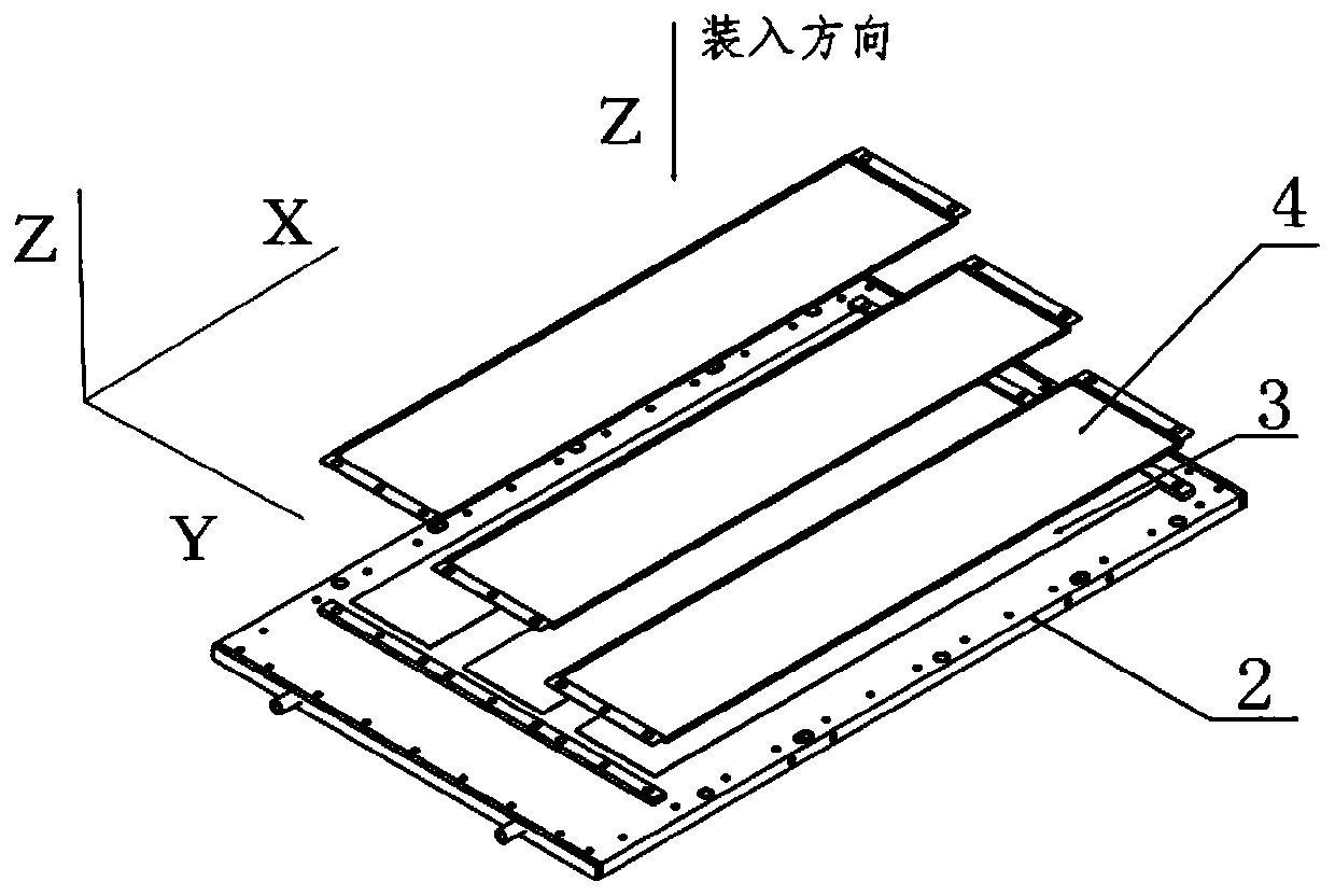 Power battery pack structure and assembly process thereof