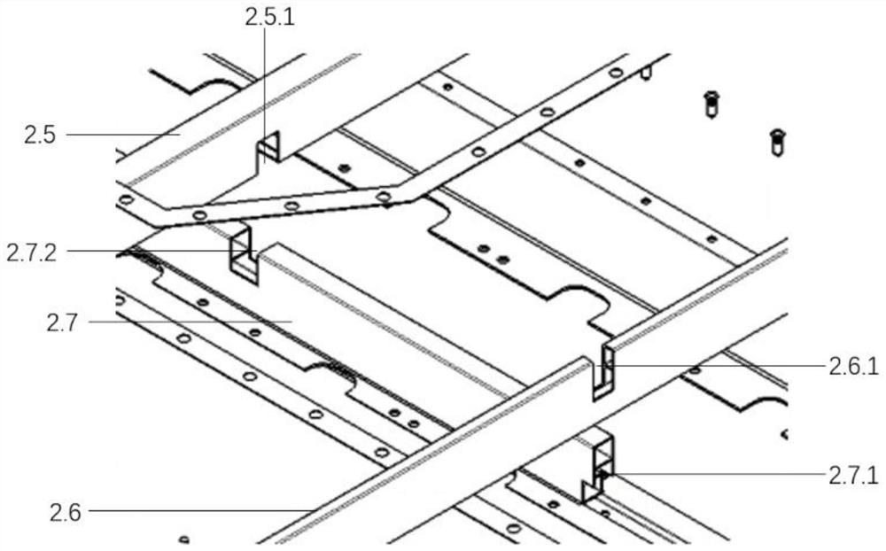 Lower box body of power battery