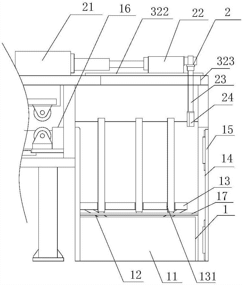 Panel feeding device