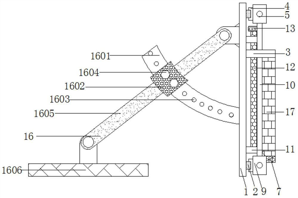 Building construction formwork convenient to disassemble