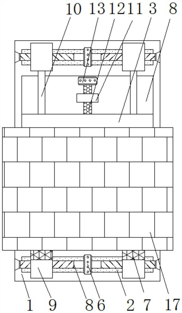 Building construction formwork convenient to disassemble