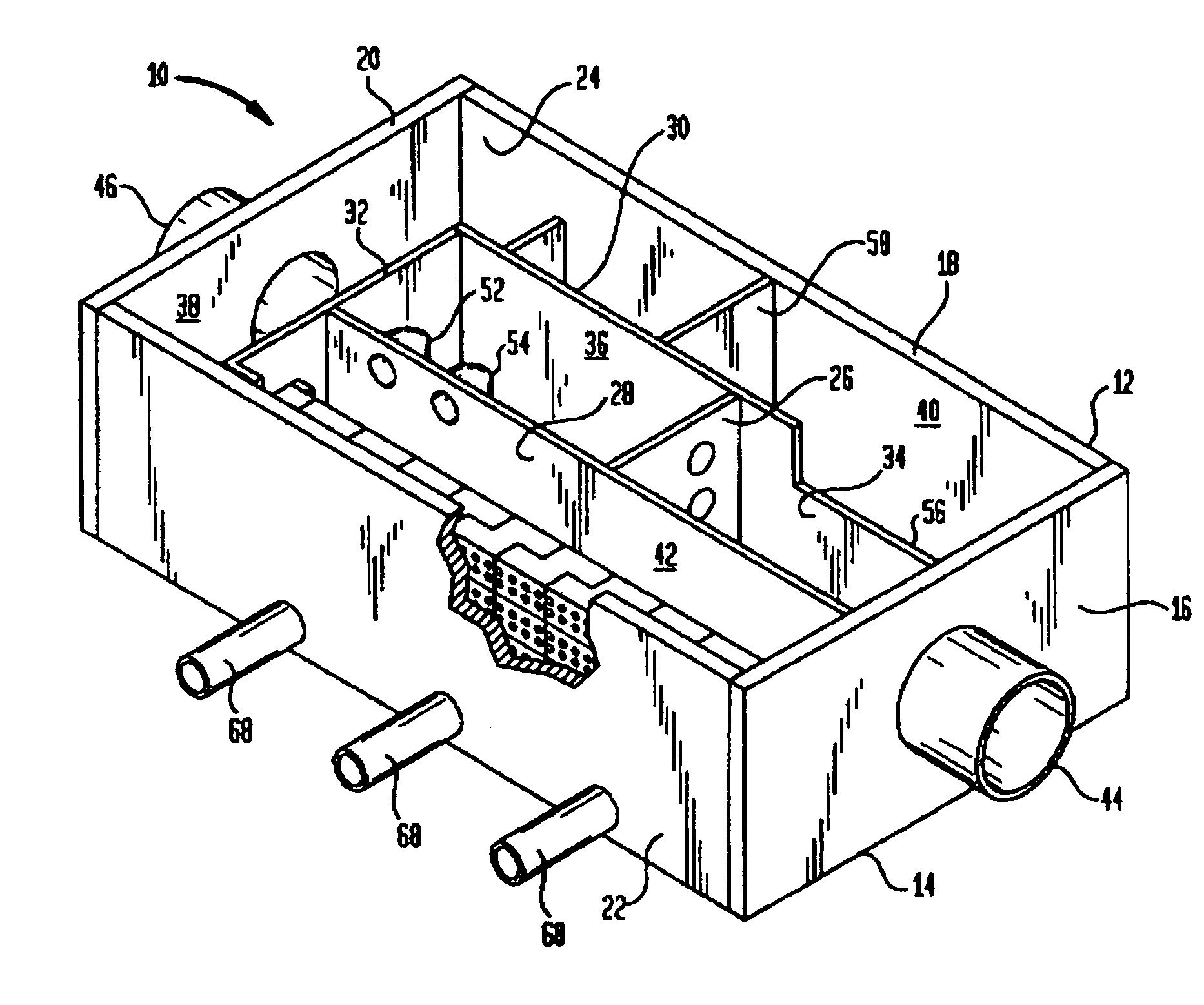 Apparatus for treating storm water