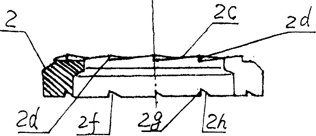 Assembly parts of nut washer