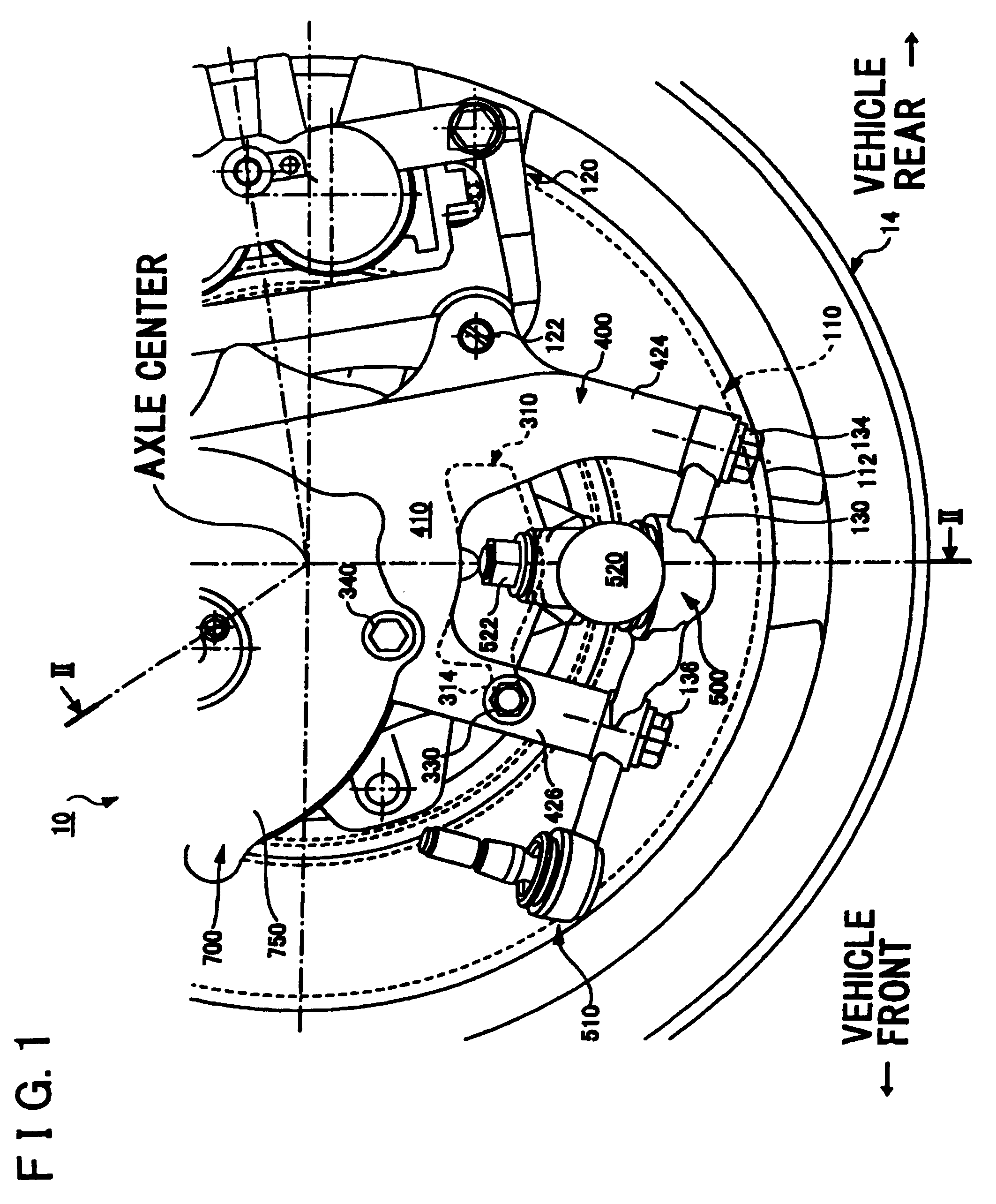 Wheel assembly with in-wheel motor