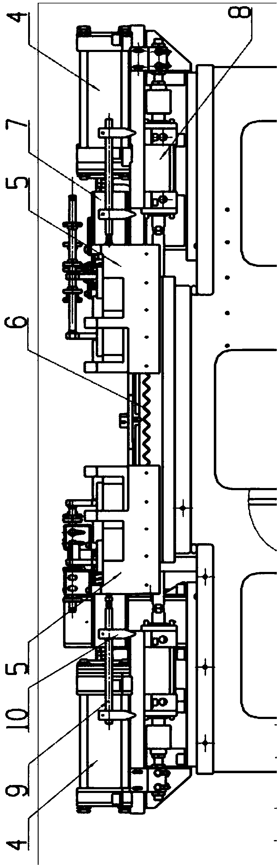 Full-automatic casting equipment for aluminum pistons of gasoline engines