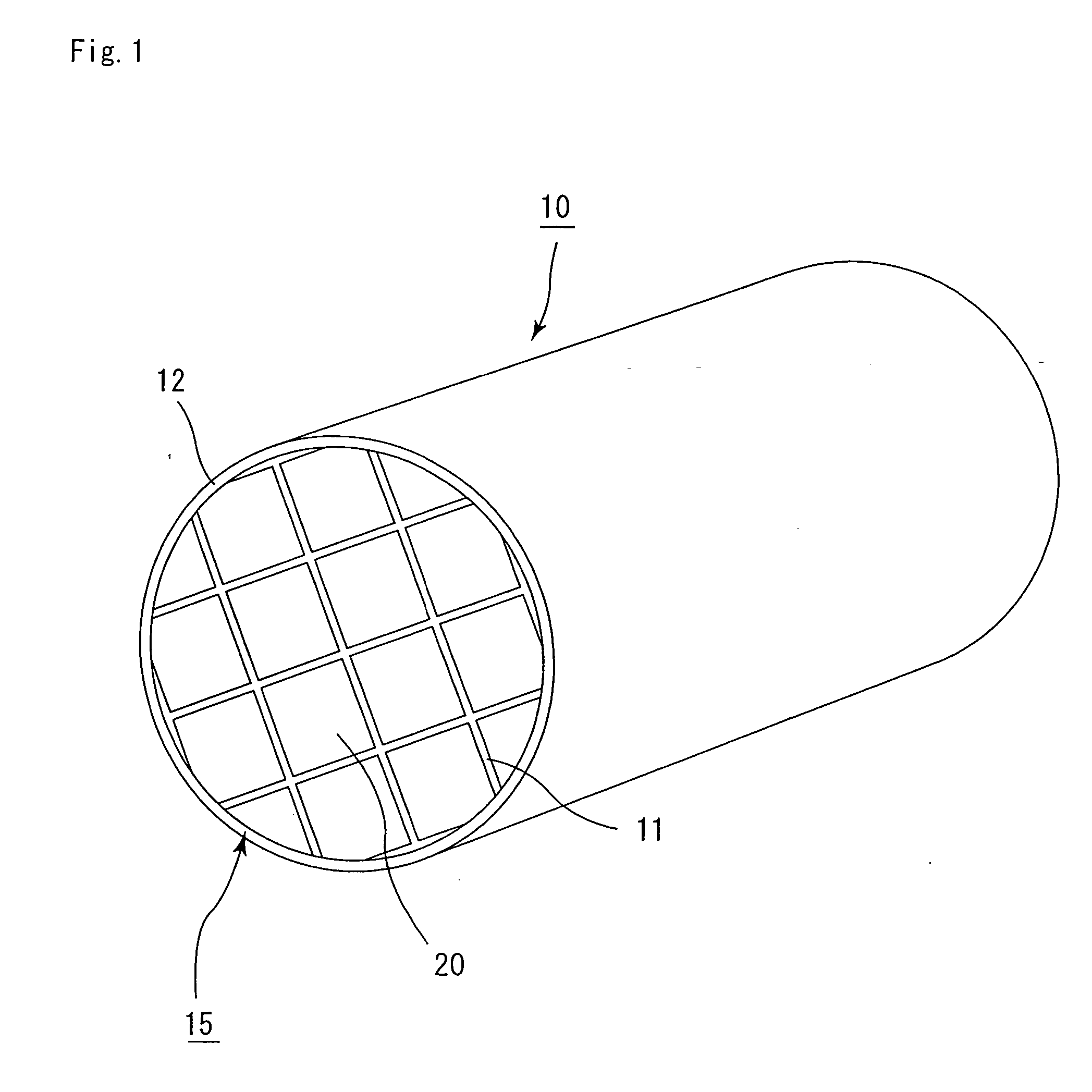 Honeycomb structured body