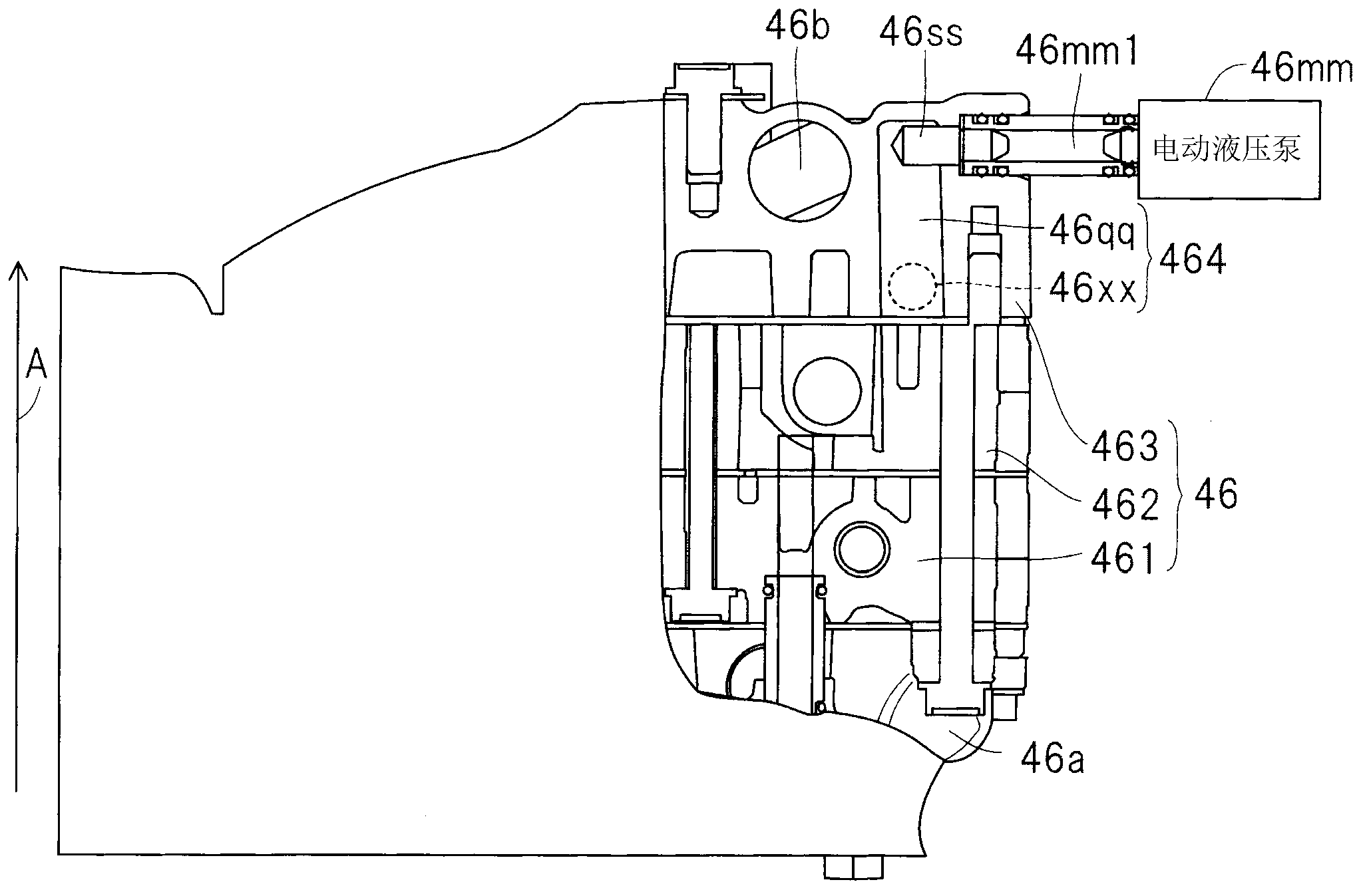 Fluid pressure supply device of transmission