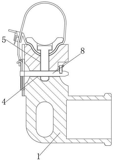 A new type of fast clip for fastening wire for hanging wire fittings