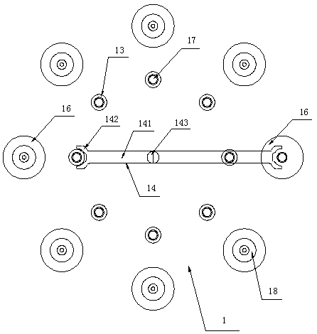 Full-automatic LED glue preparation machine and using method thereof