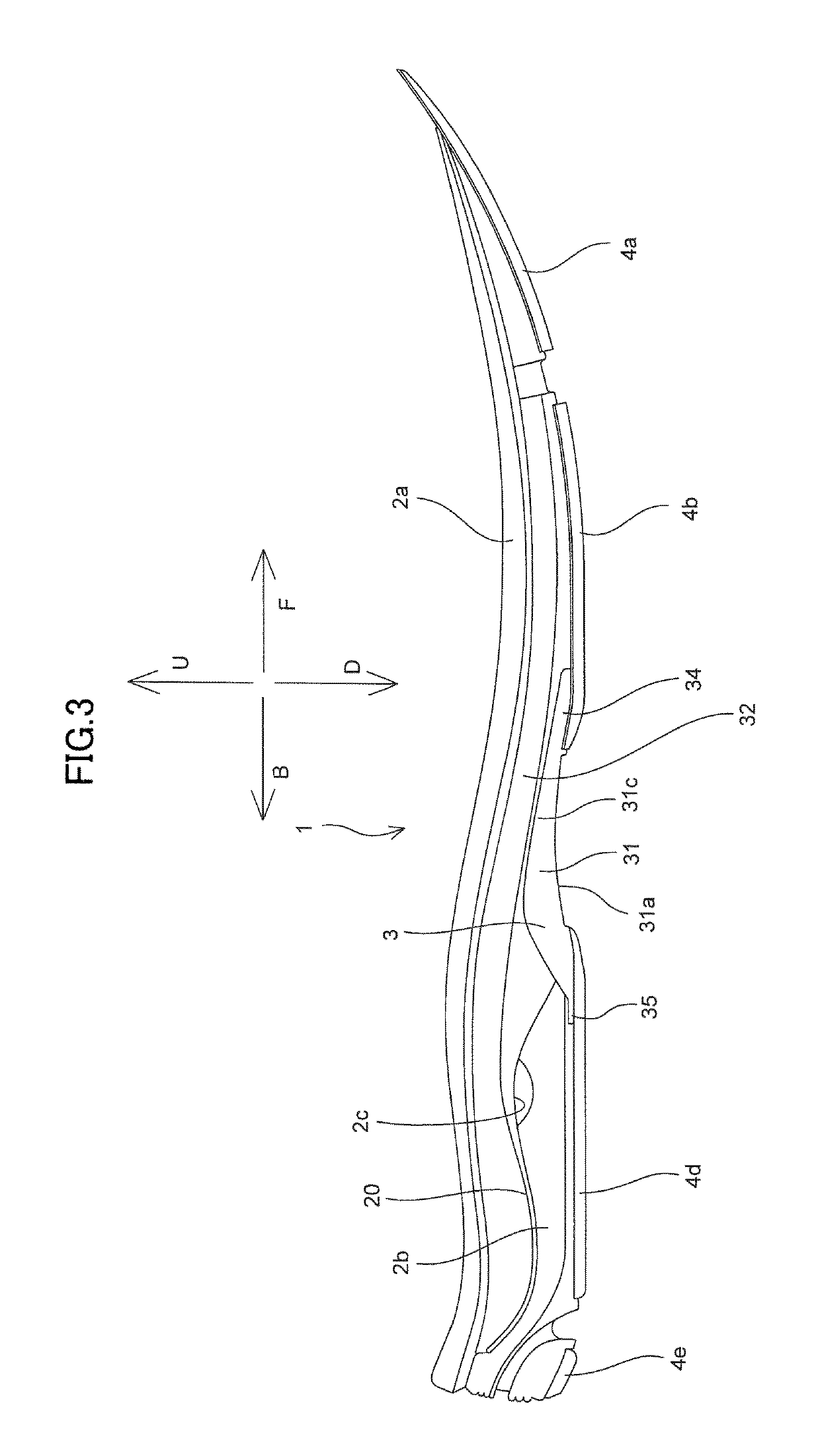 Sole structure for shoes