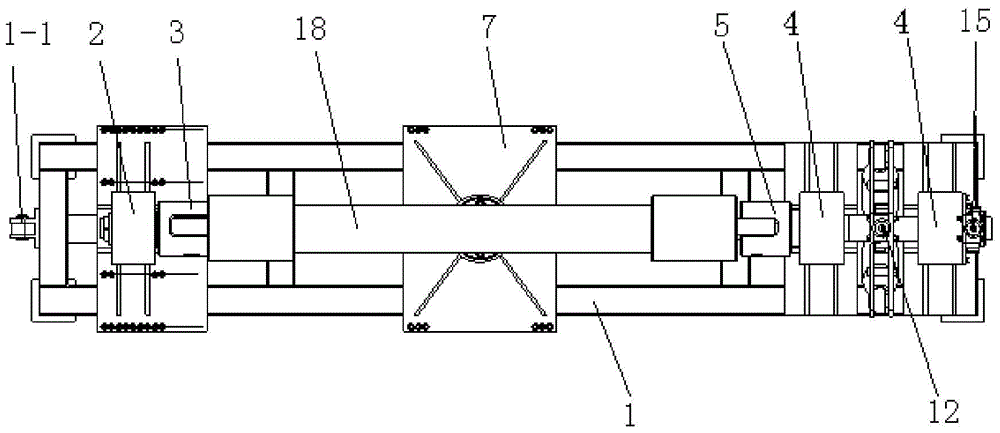 A measuring device for bending stiffness and torsional stiffness of hose