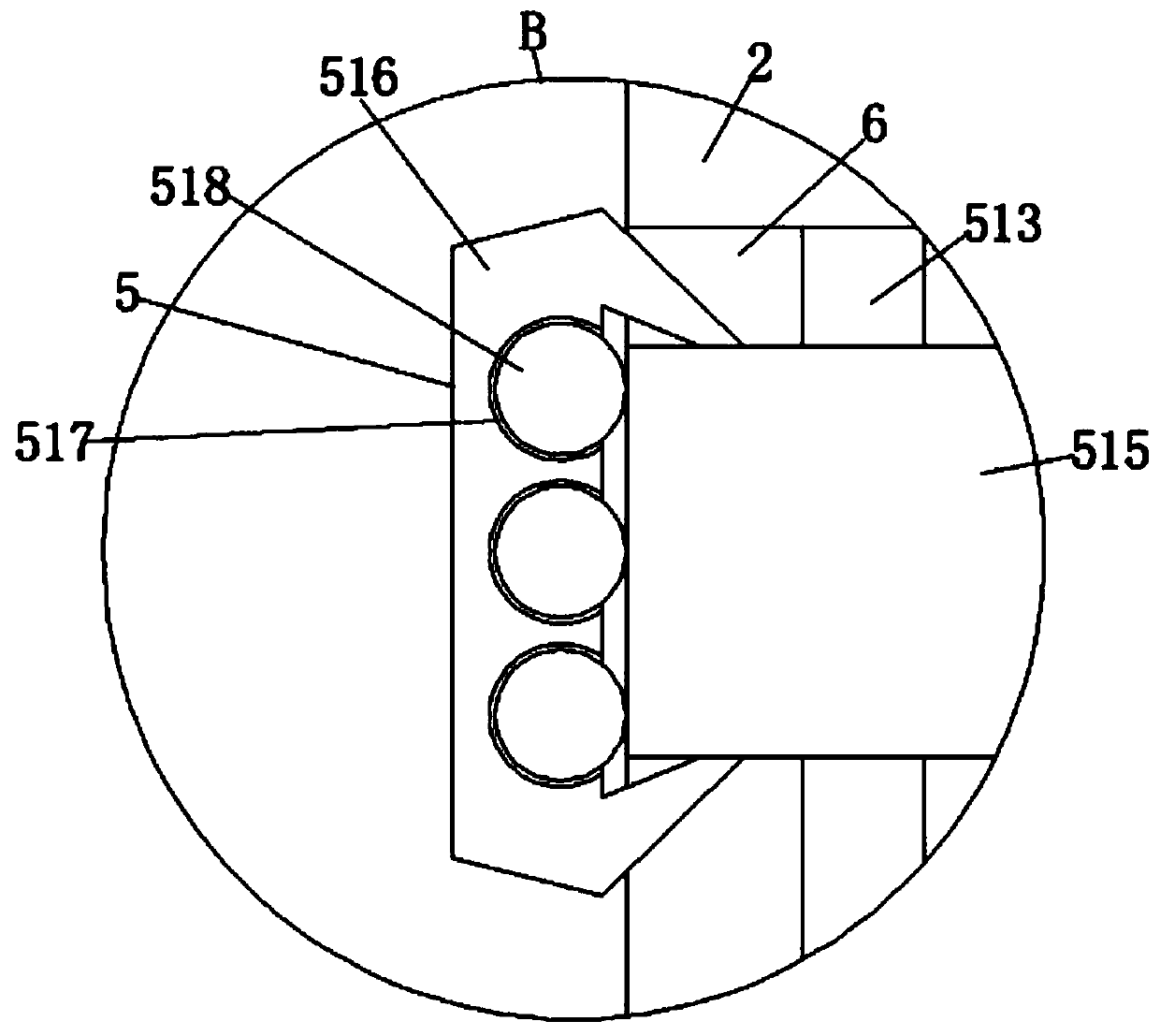 Smoothing device for mechanical parts