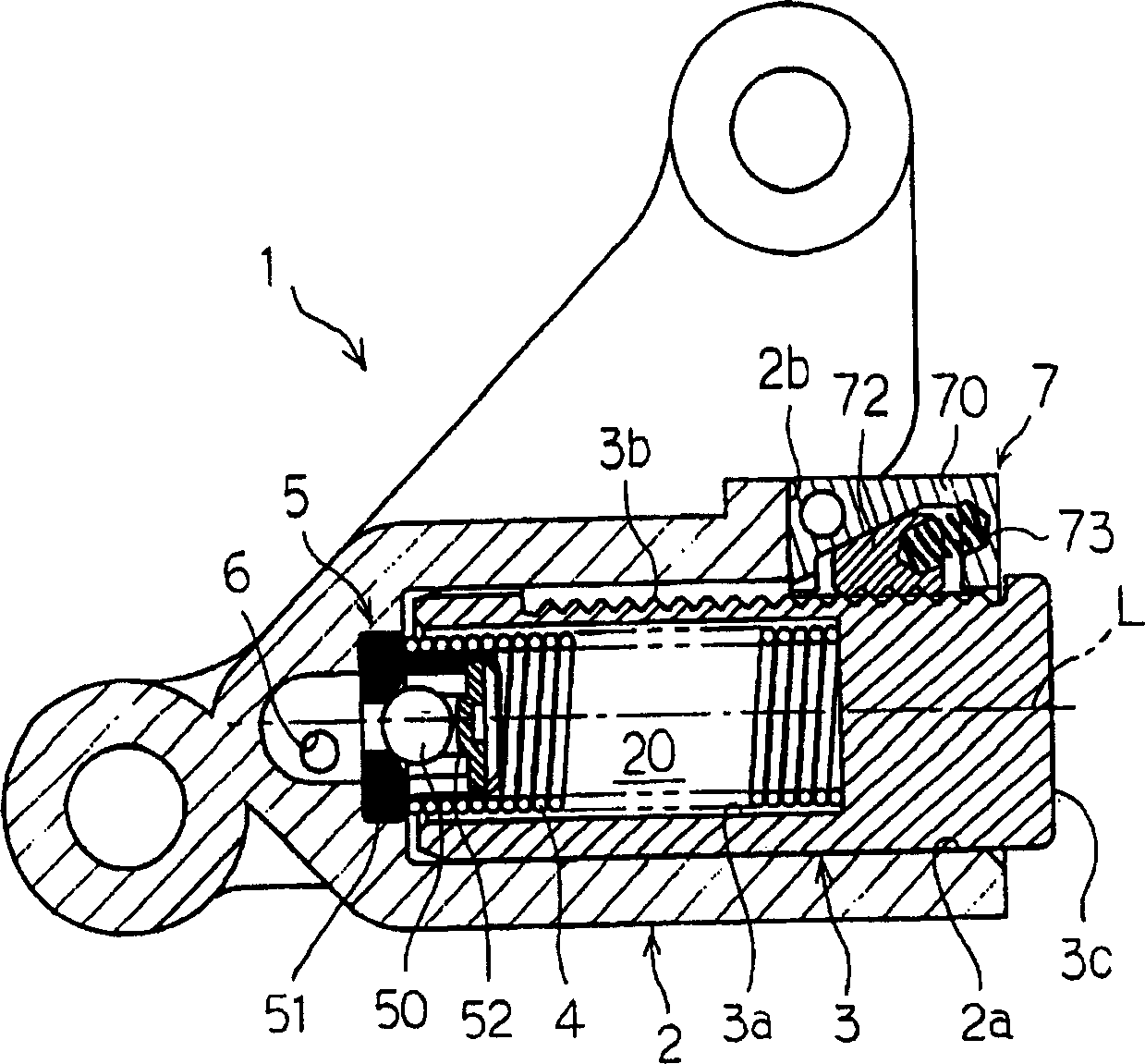 Hydraulic tensioner