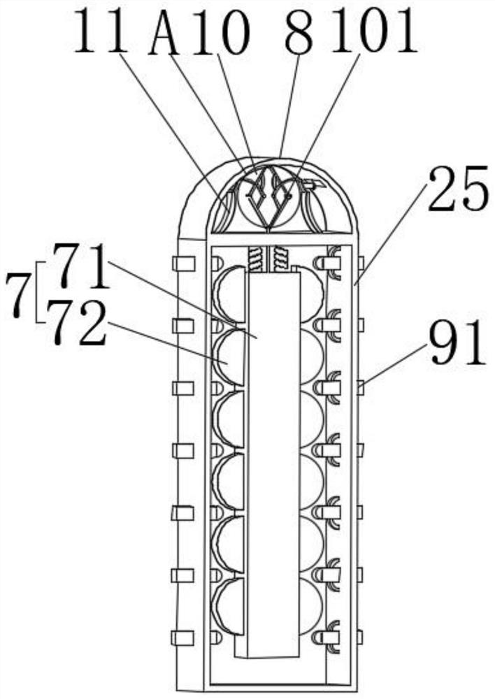 Iron ore screening device