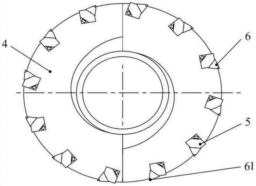 A thin coal seam shearer drum