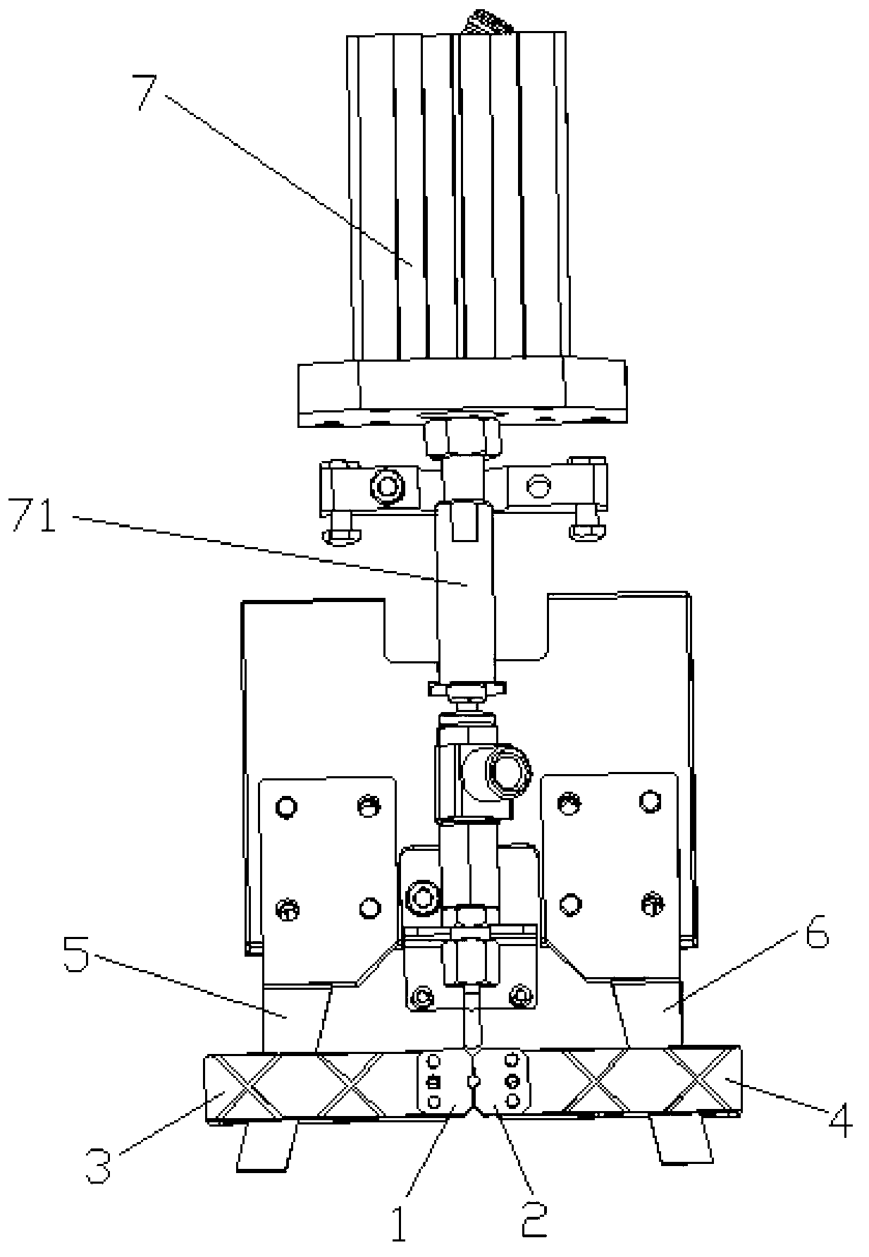 Product positioning and clamping device