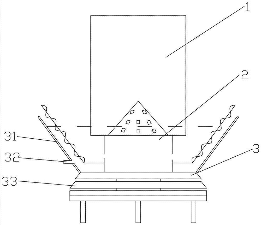 Slag discharging device and method for biomass gasifying furnace