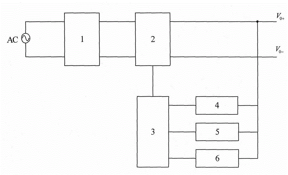 Constant voltage output switching power supply device with high power factor and control method thereof