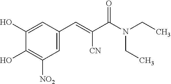 Extended release pharmaceutical composition of entacapone or salts thereof