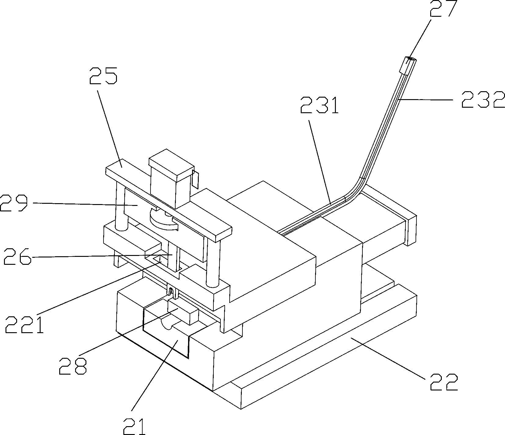 Novel motor rotor automobile circlip pressing machine