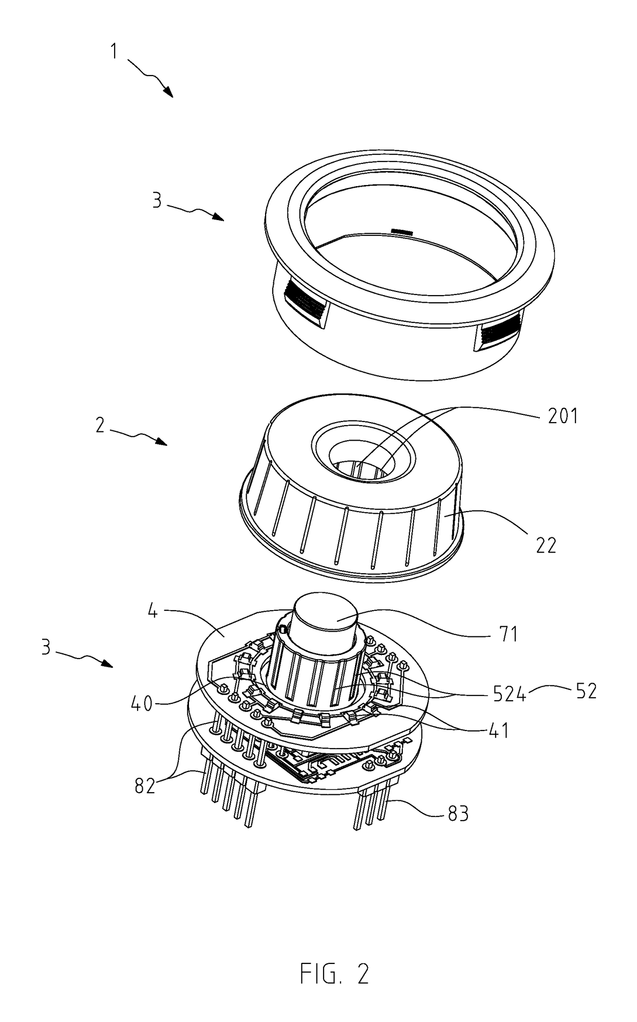 Rotary encoder switch