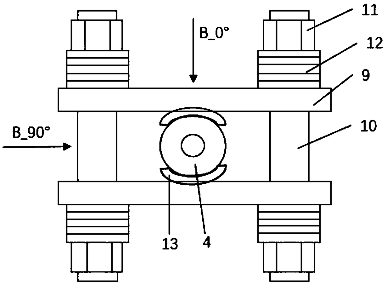 Device for testing AC loss of superconducting conductor