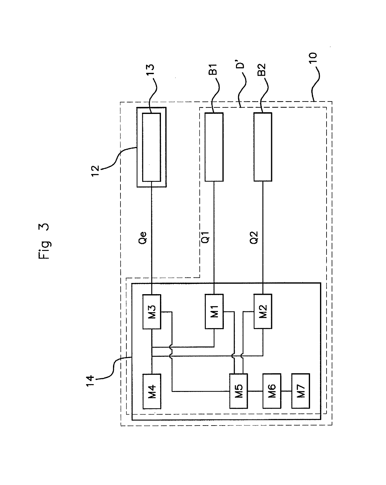 Device for detecting a parasitic metallic object in the emission zone of a device for recharging a user apparatus for an automotive vehicle and associated detection method