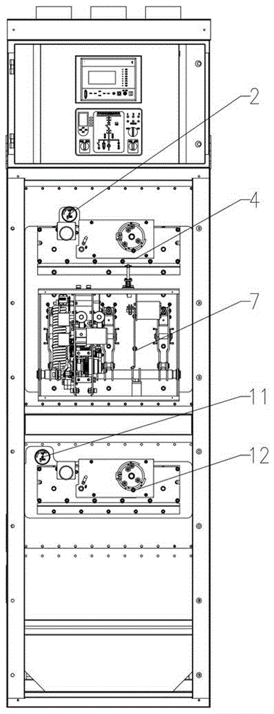 Modular intelligent box type fixed inflatable high-voltage AC metal enclosure switching equipment