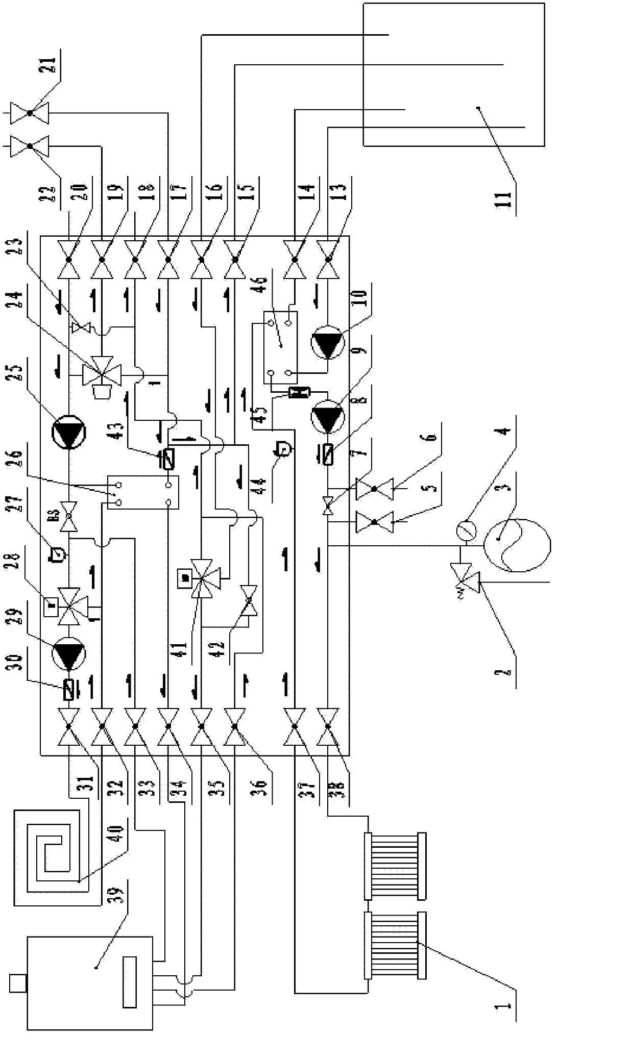 Integrated pipeline control module for solar water heating systems