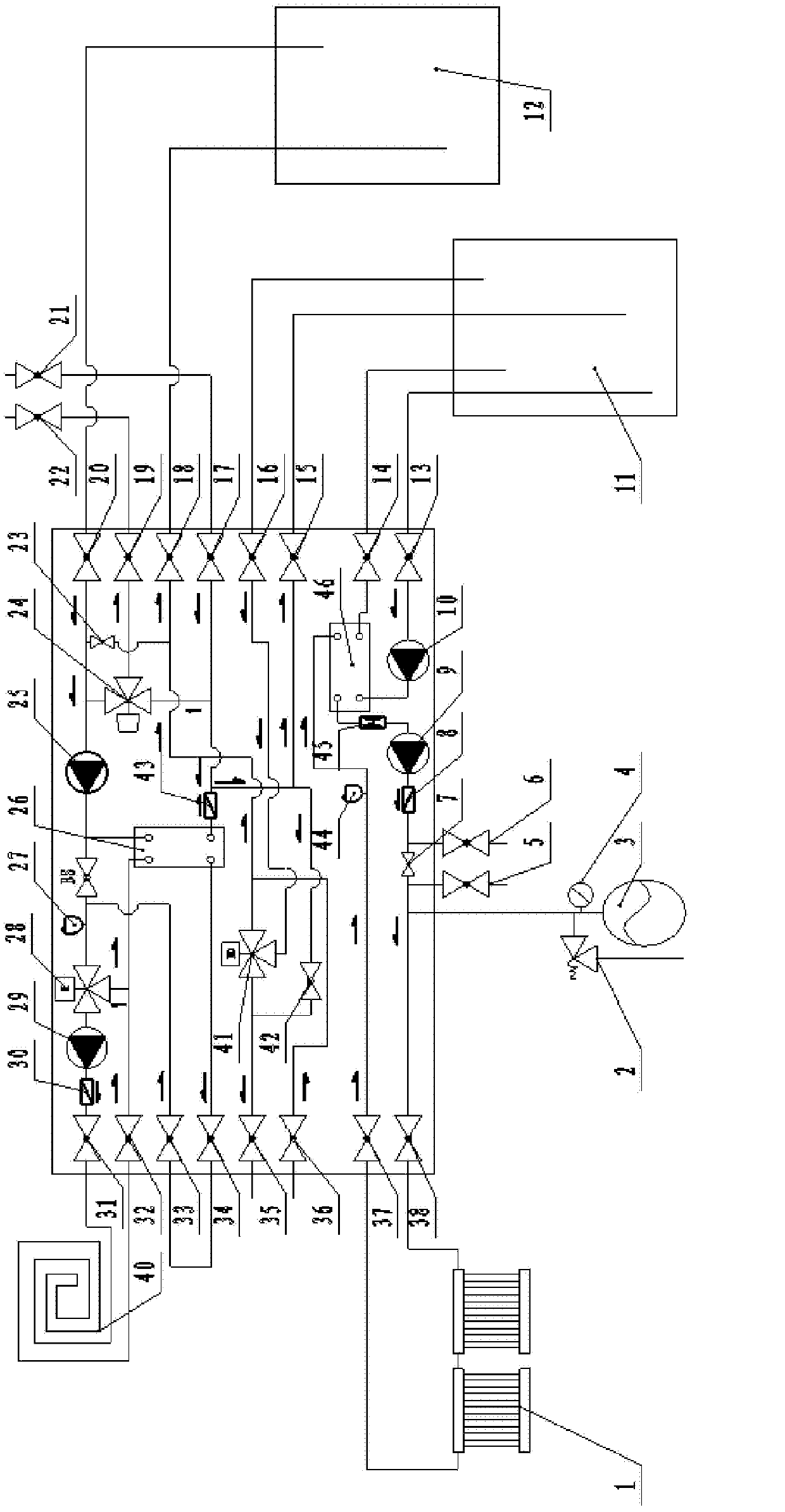 Integrated pipeline control module for solar water heating systems