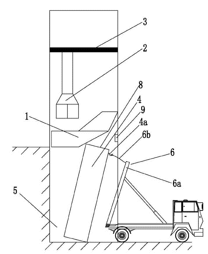 Vertical type rubbish compression technology