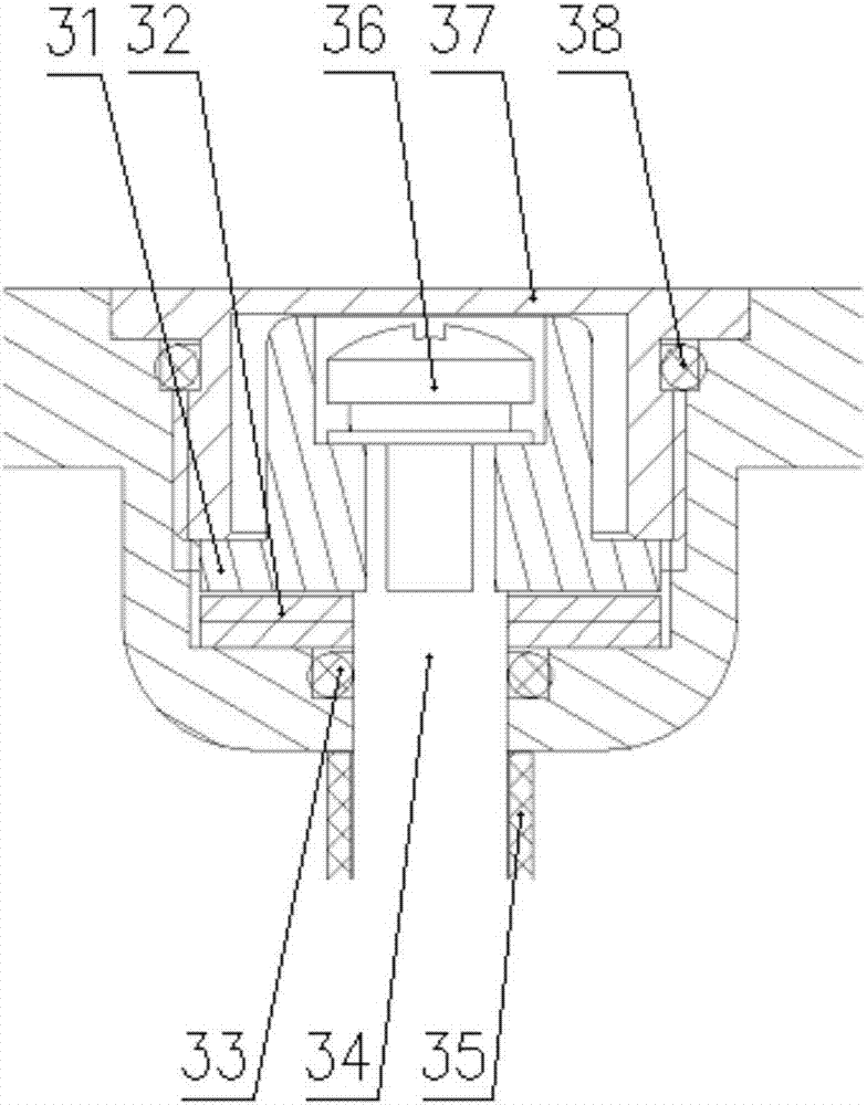 A handwheel-free central screw type electrical connector plug