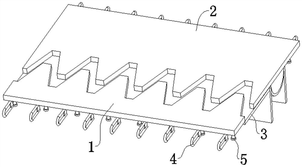 Shock absorption and noise reduction integral welding type comb plate expansion joint