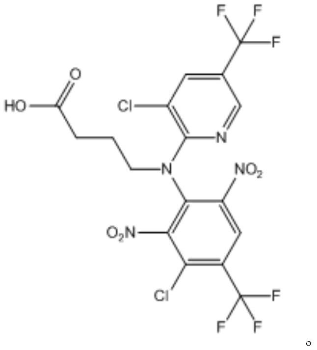 Fluazinam hapten, artificial antigen and antibody and preparation method and application thereof