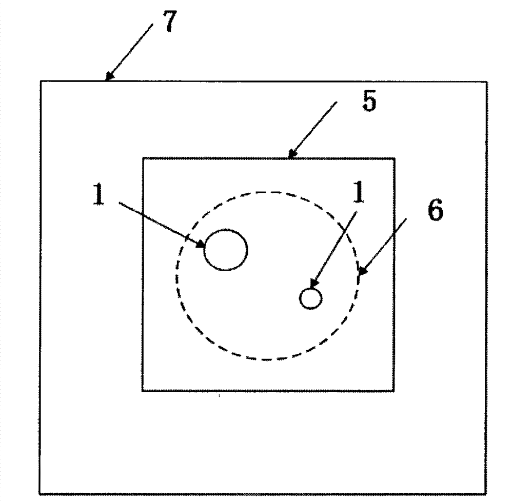 Satellite air-floated platform two-dimensional moving posture parameter measurement device