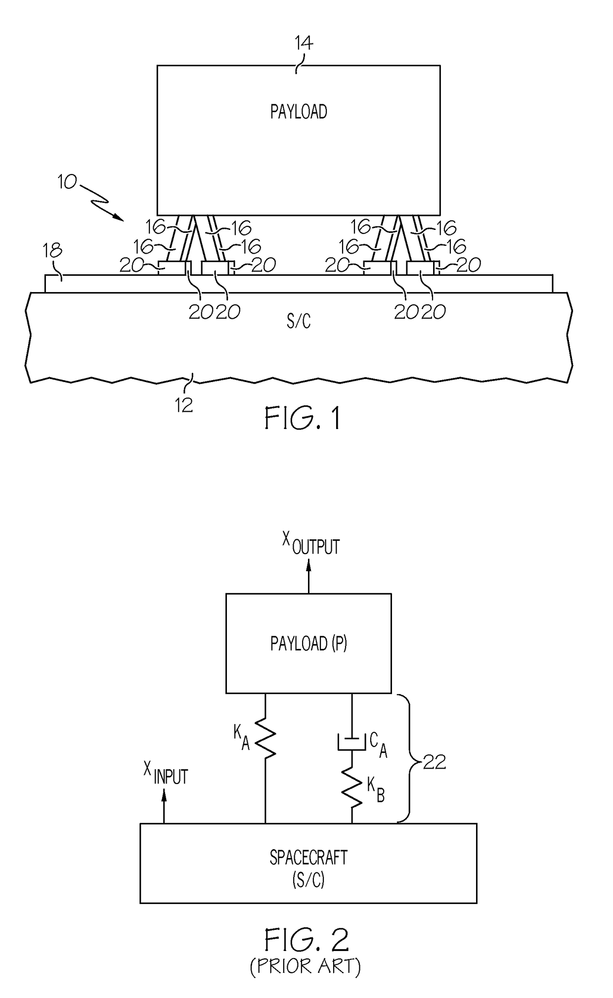 Isolators including damper assemblies having variable annuli and spacecraft isolation systems employing the same