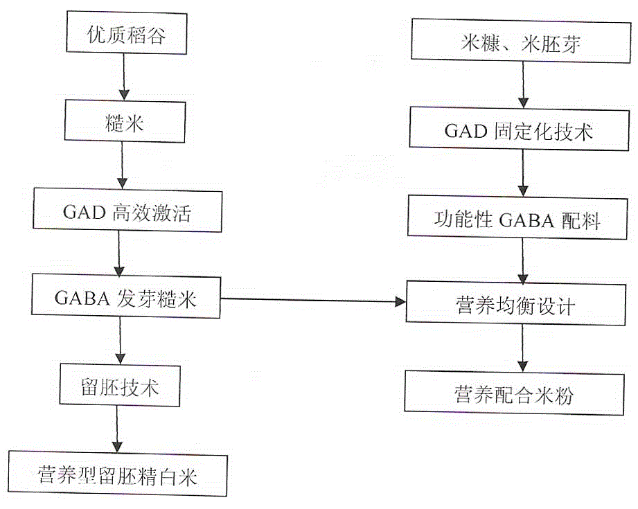 Method for producing food material with high GABA function with rice endogenous enzyme activation method