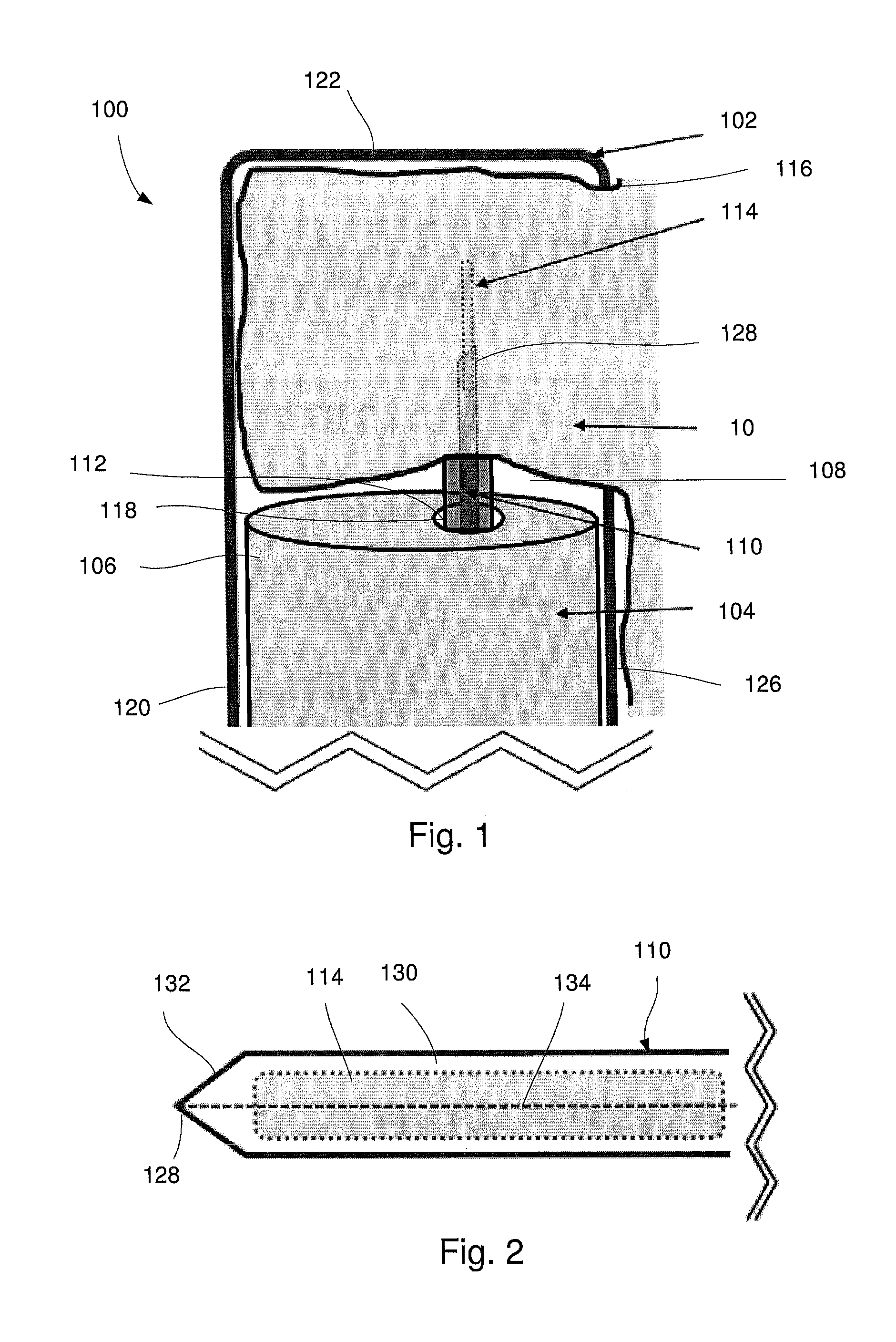 System for the parallel delivery of an element into the esophageal mucosa