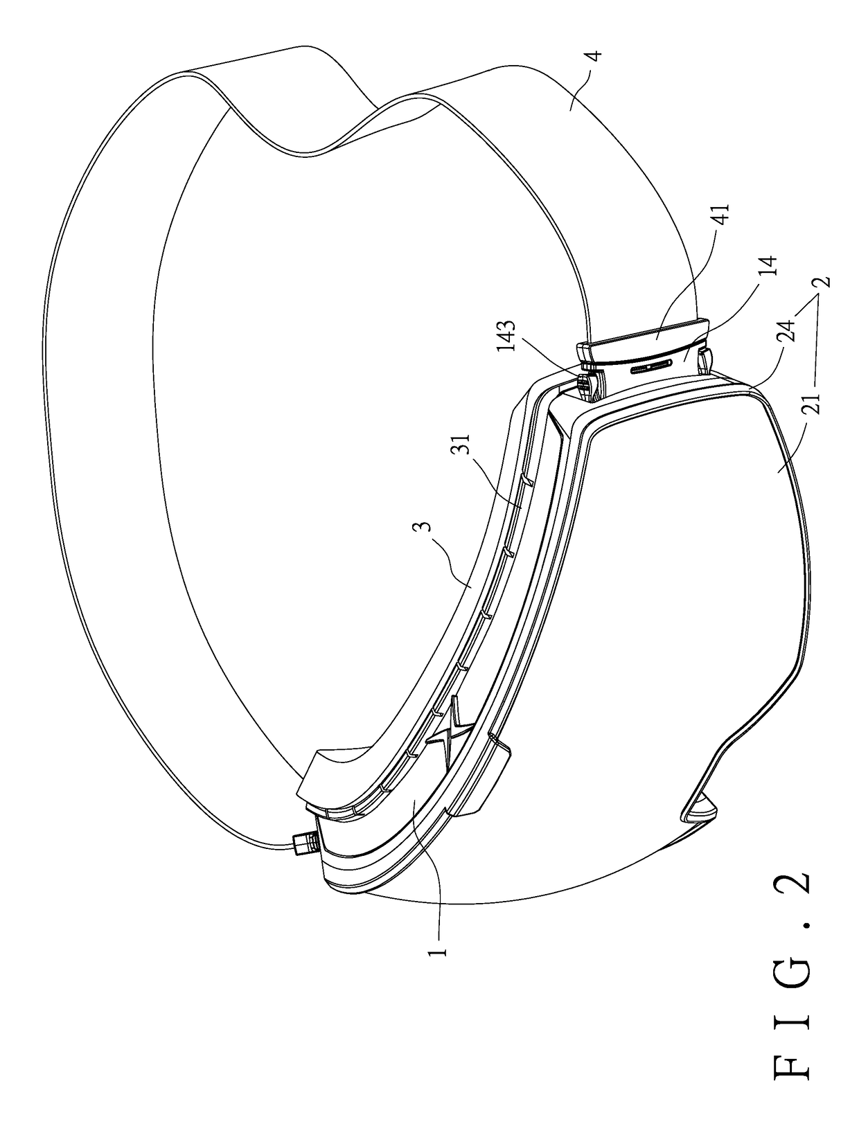 Snow goggles allowing disassembly