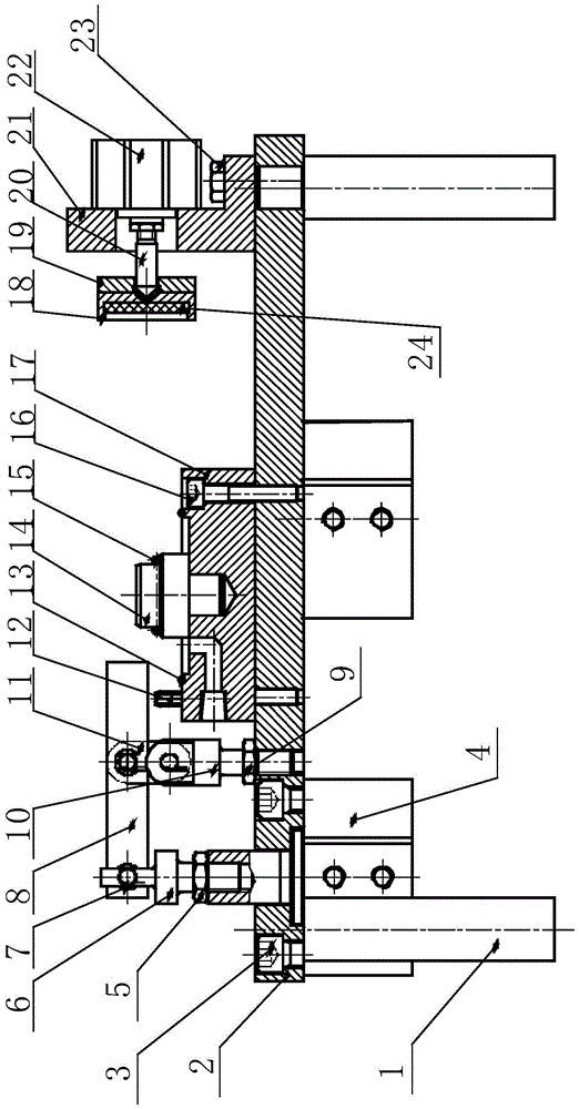 A shell leak test fixture