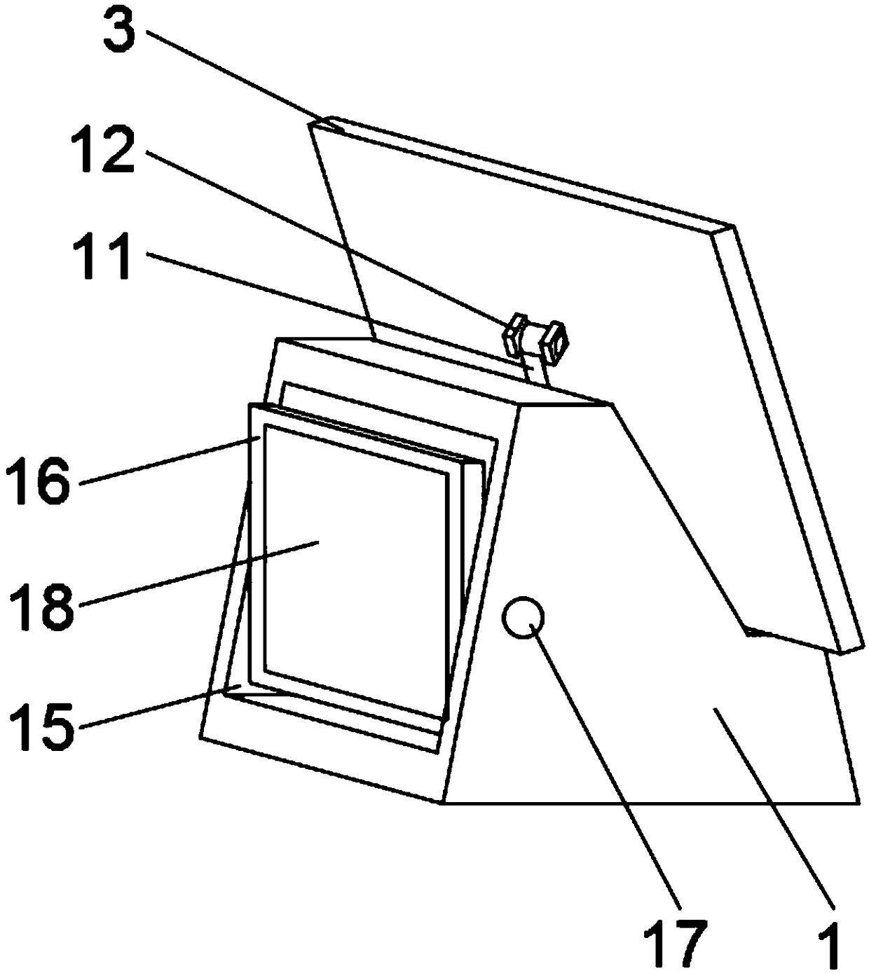 Electric power control and consumption display device