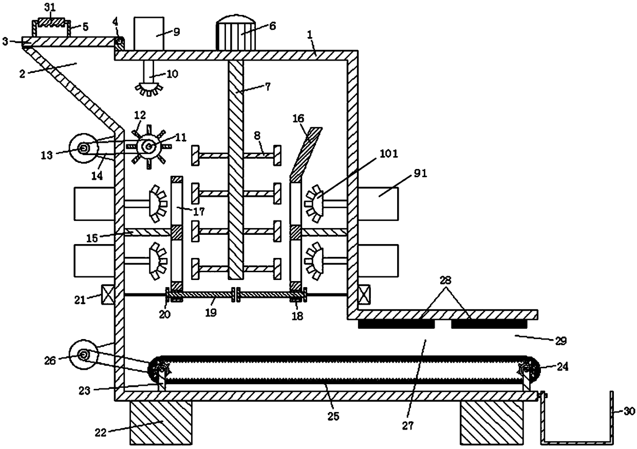 Disinfection device for medical bandage