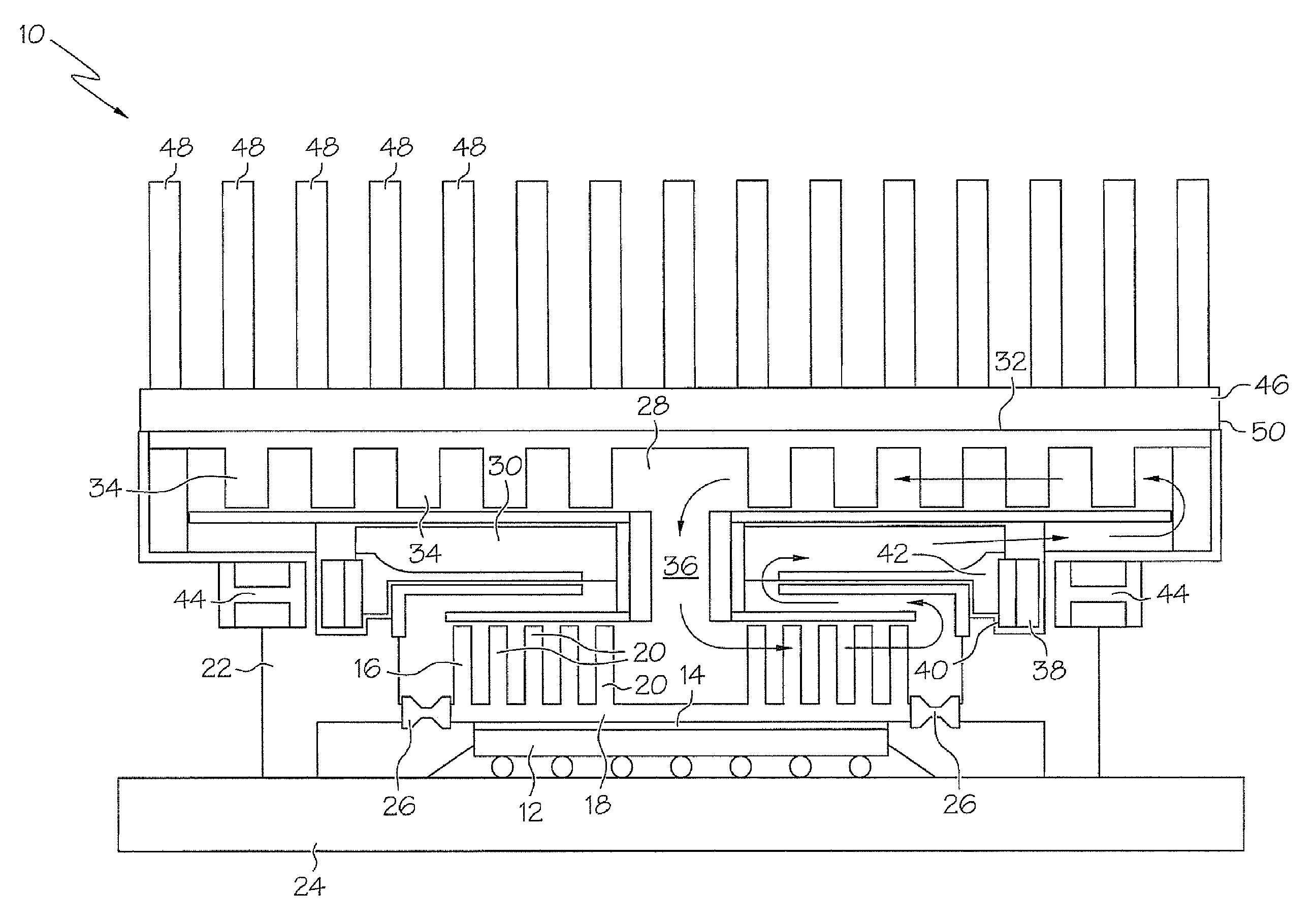 Integrated heat spreader and exchanger