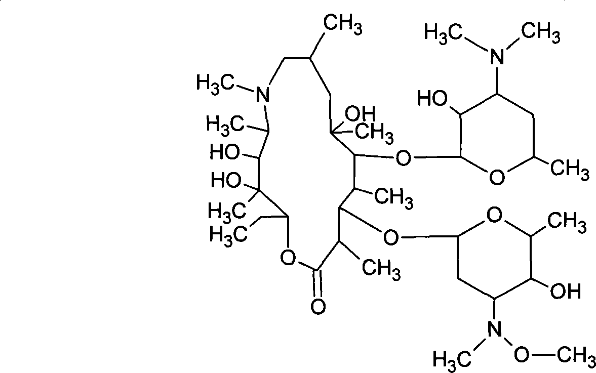 Sulfuric acid azithromycin, application thereof, freeze dried of the sulfuric acid azithromycin and preparation method for the freeze dried