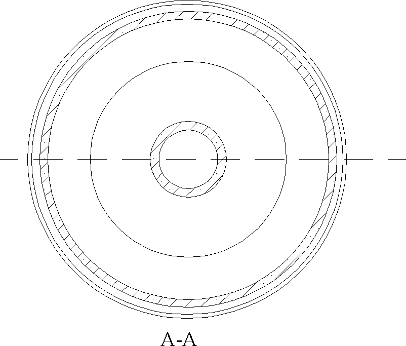 Solar groove type thermal power generation evacuated collector tube and preparation method thereof