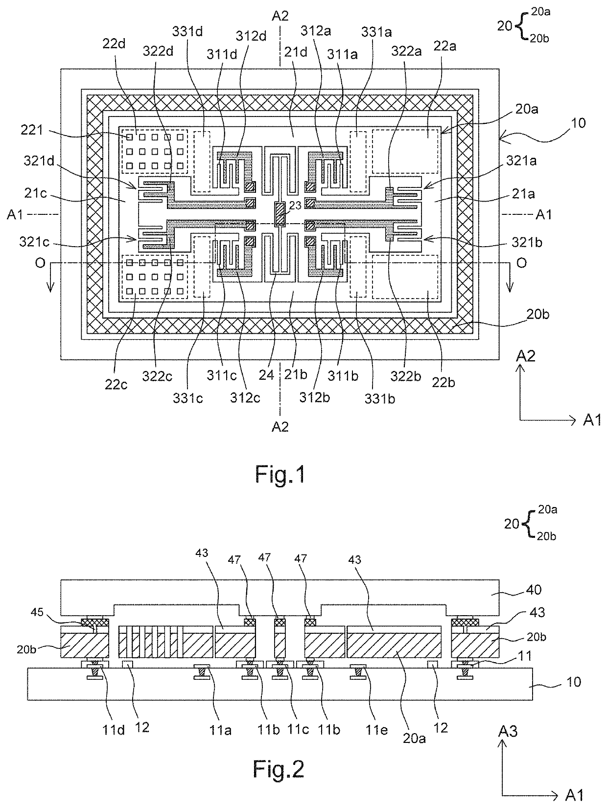 Three-axis accelerometer